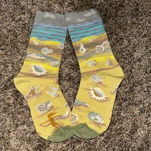 10 Pairs of Art Printed Crew Socks Casual Cotton Novelty Funny Socks One Size